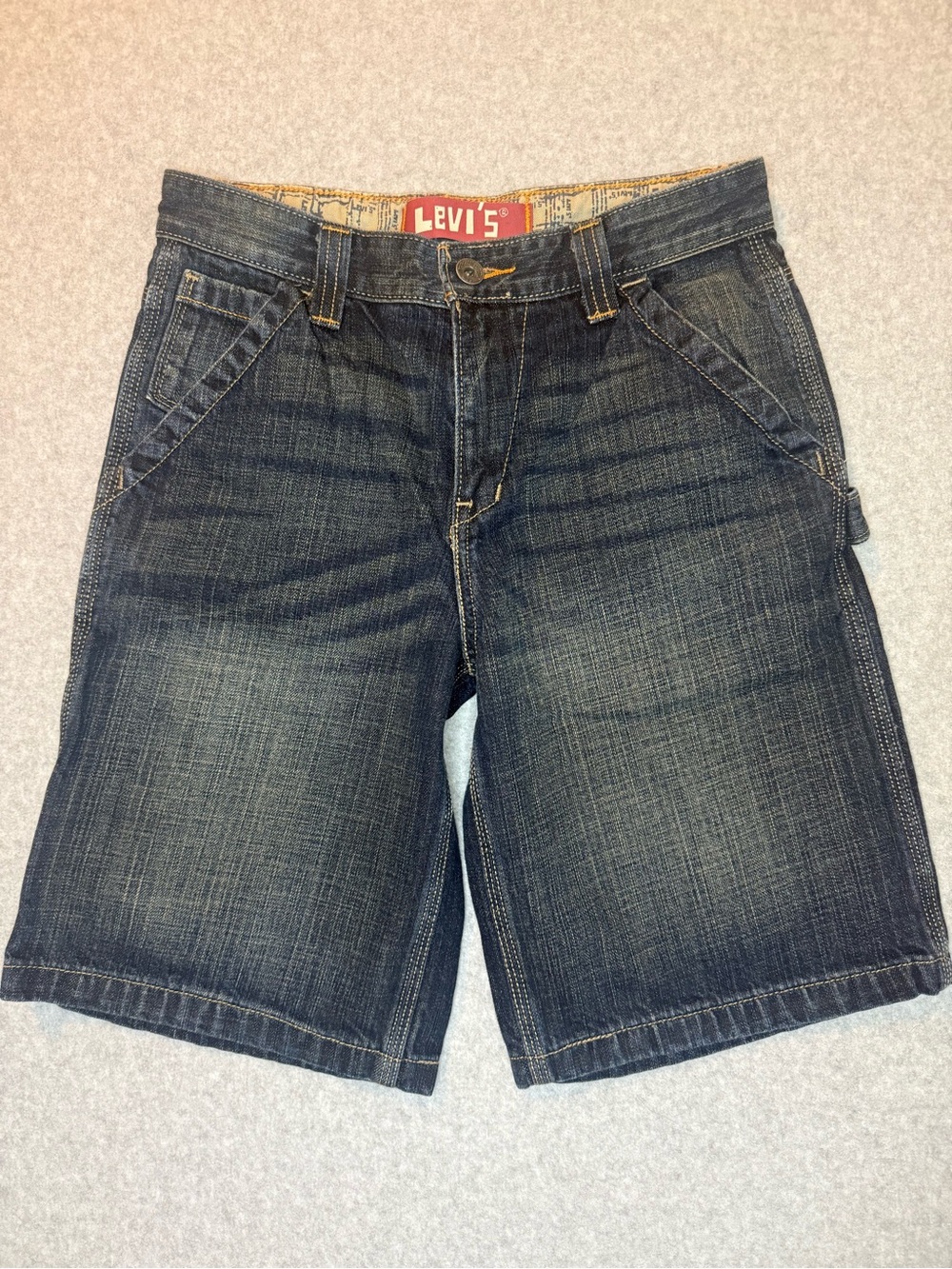 Levi's Men's Dark Blue Denim Jean Shorts